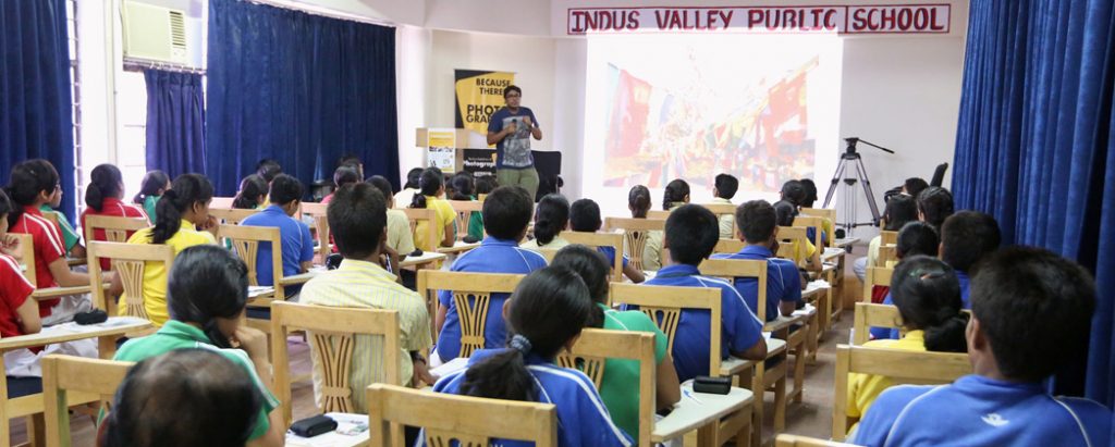 INDIAN INSTITUTE OF PHOTOGRAPHY ORGANIZES A COMPREHENSIVE PHOTOGRAPHY WORKSHOP AT INDUS VALLEY PUBLIC SCHOOL, SECTOR 62
